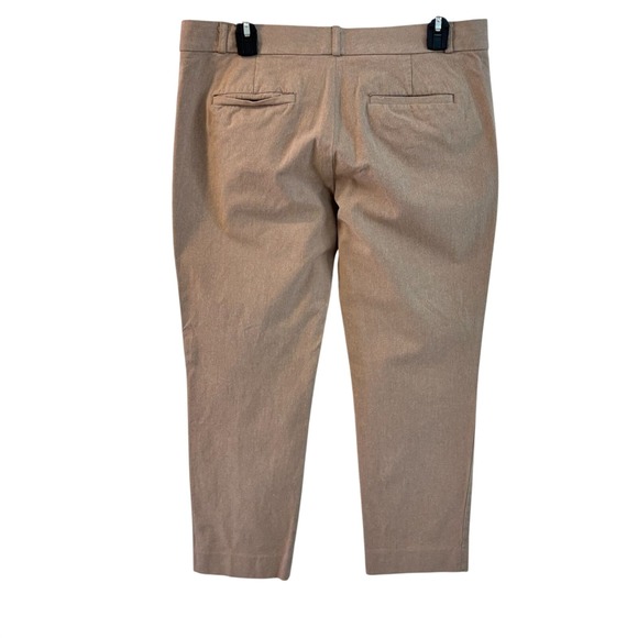 Banana Republic Sloan Ankle Pants Women's Tan‎ Stretch Tapered Leg Career 10 - Picture 2 of 10